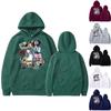 Men's Loose Printed Hooded Sweatshirt Men's Casual Fashion Sports Sweatshirt