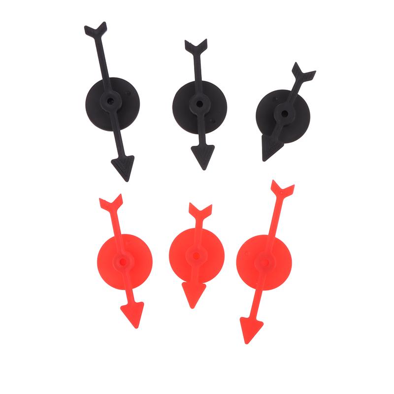 6Pcs Arrow Disc-Spinning Plastic Pawn Chess Board Game And Card Game Accessories