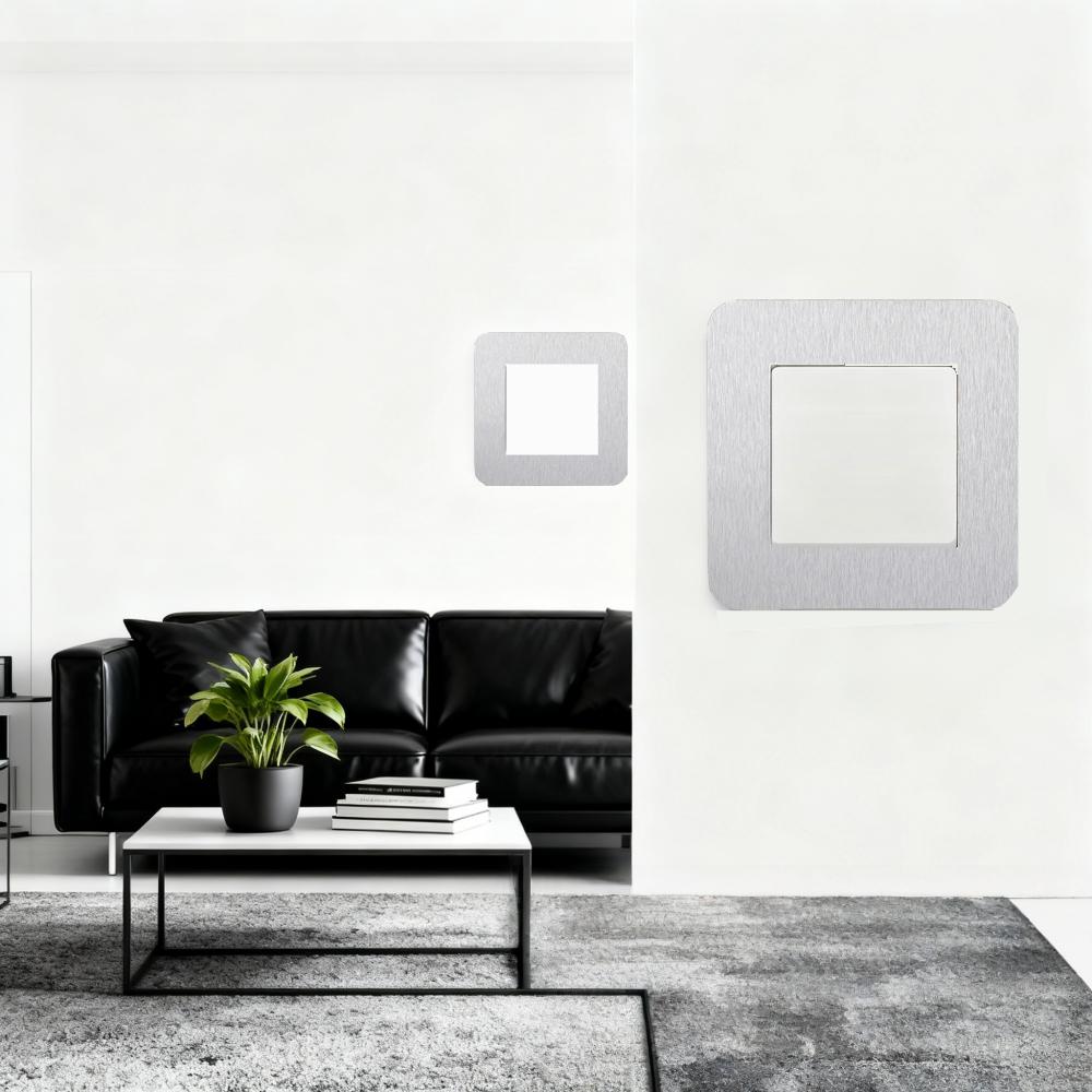 1pc 8.6X8.6cm Switch Protection Cover Socket Wall Sticker Suitable for Home Living Room Decoration