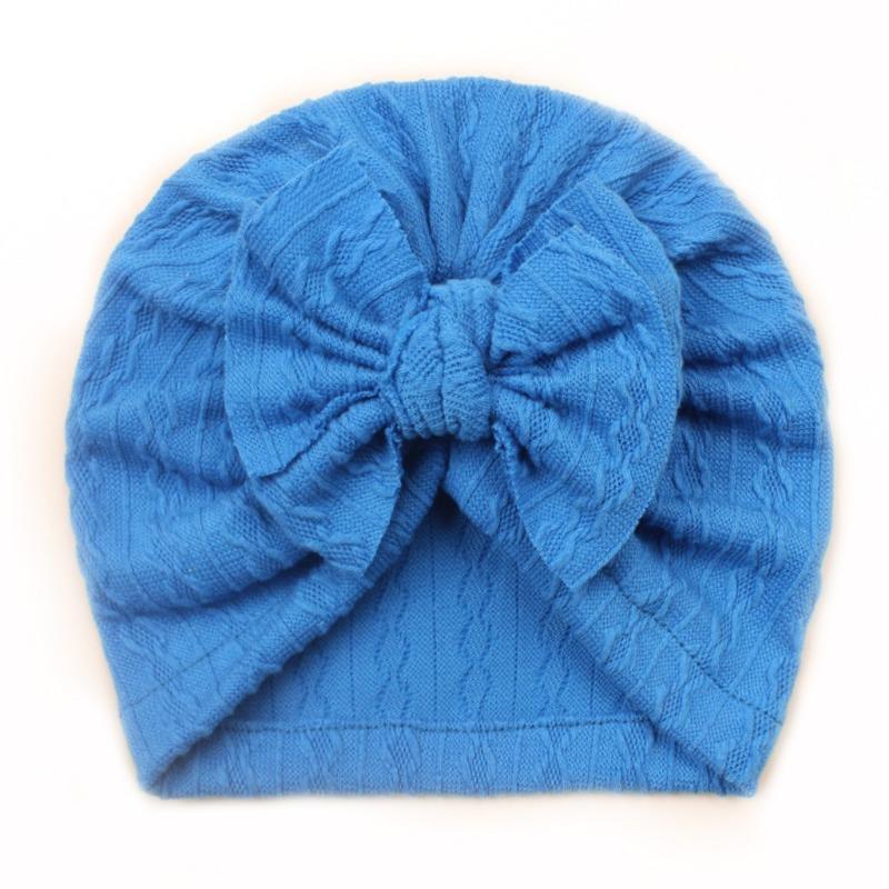 New Baby Jacquard Hat, Cute Boneless Fetal Hat for Infants and Toddlers, Cute Bow Hat for Children
