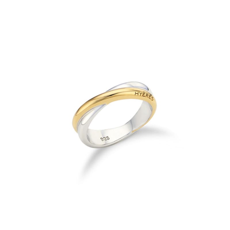 Hyeres-lor [Celebrity Wear] Subni Silver (C) Twist Slim Ring HL6R49648C9