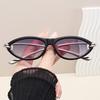 European American Style Women'S Sunglasses Oval Shape Anti-Glare Men Sun Glasses Holiday Travelling Woman Sunglass