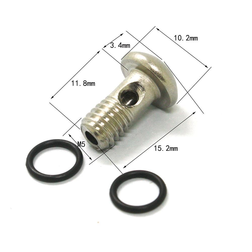 Bicycle Brake Banjo Bolt Screw +Seals High Qualitymaterial