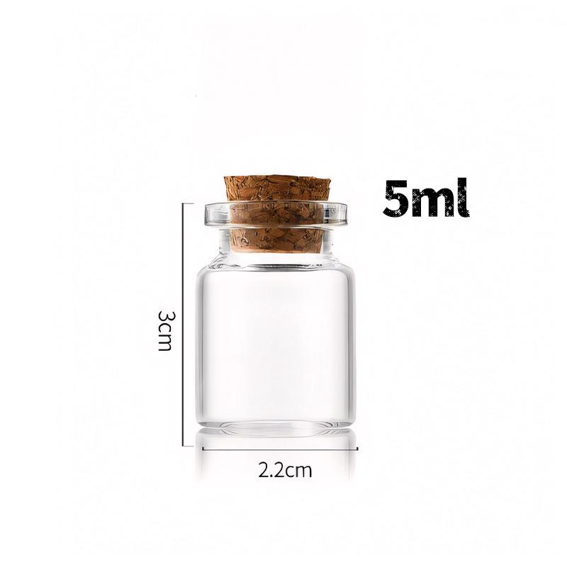 

Mini Glass Corked Wishing Bottle: Hydroponic Drift & Storage Container