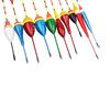10Pcs Fishing Floats Set Buoy Bobber Fluctuate Mix Size Color Float Buoy Pesca Light Stick Floats
