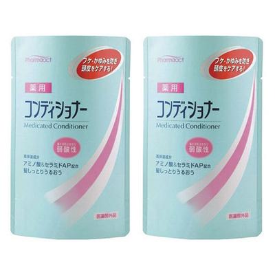 Cumano Medizinischer Conditioner Mild Säuerlich Nachfüllpackung, 2 Stück, 400ml