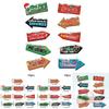 Christmas Festival Signage Set With Paper Direction Signs For Outdoor Festive Decor
