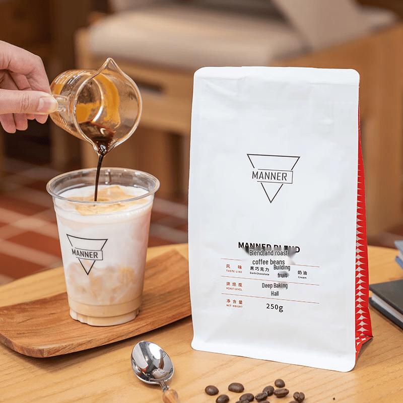 WE ARE MANNER Classic Blend Italian Dark Roast Coffee Beans 250g
