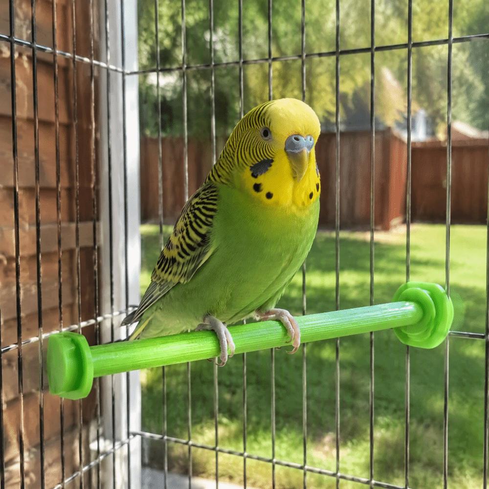 20pcs Universal Fit Plastic Perch Holders Standing Design Bird Cage Accessories For Parrots
