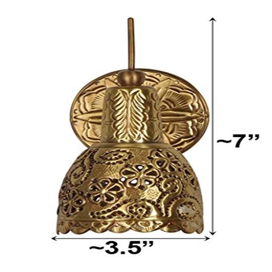 Håndverksmessig Laget Enkelt Messing Spotlys Antikk Messing 17,78 Cm