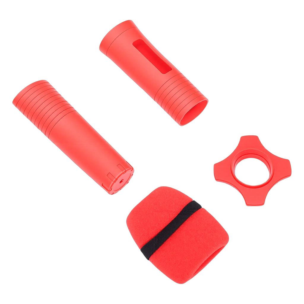 Silicone Wireless Microphone Handle Sleeve Anti Fall Mic   Cover with Windscreen Anti Slip   for KTV Home Karaoke Stagr