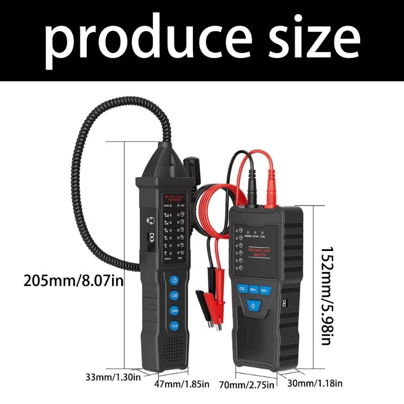 Multifunction Advanced Cable Detector Line Finder With 3.7V Batteries For Finding Concealed Wire In Wall And Underground