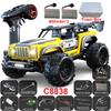 JJRC C8837 C8838 1/14 RC Car 4WD 2.4G Remote Control Car High Speed Off-road LED RC Truck Smart RC Toys Hobby As Gift