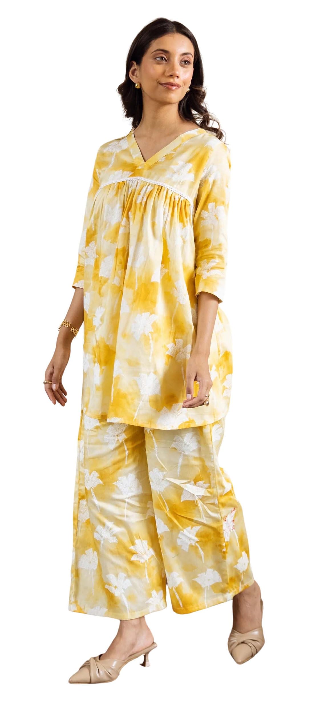 

Kalaanj Ethnic Co Ord Set Casual Wear Pant Top Set Fancy Co-Ord Set Full Pair Set Kurta Sets Kurtis Kurta Pant Setkalss25Sp464 Kb-Blue-S M жёлтый