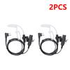 1-40 Stück 2-Pin Röhren-Ohrhörer-Headset für Motorola Funkgeräte Geräuschunterdrückendes Mikrofon für Wander-Teamwork-Überwachung