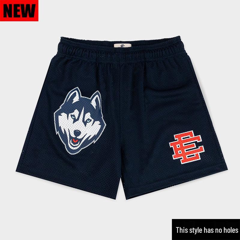 Unisex Amerikanische EE Schnelltrocknende Mesh-Sportshorts zum Laufen & Radfahren - Oberhalb des Knies