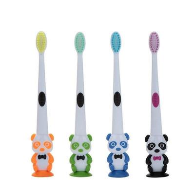 1 buc Periuță de dinți cu peri moi Panda din desene animate pentru copii Periuță de dinți pentru bebeluși pentru antrenament pentru copii Îngrijire periuță de dinți pentru 3-12 ani
