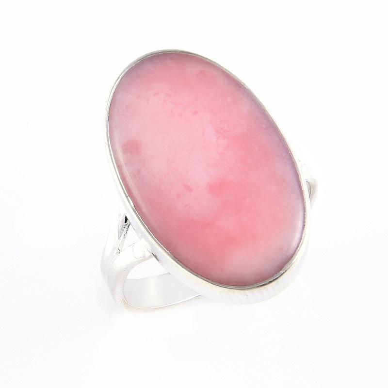 Natural Pink Opal Gemstone Handmade 925 Sterling Silver Jewelry Ring Size 8 U0I33