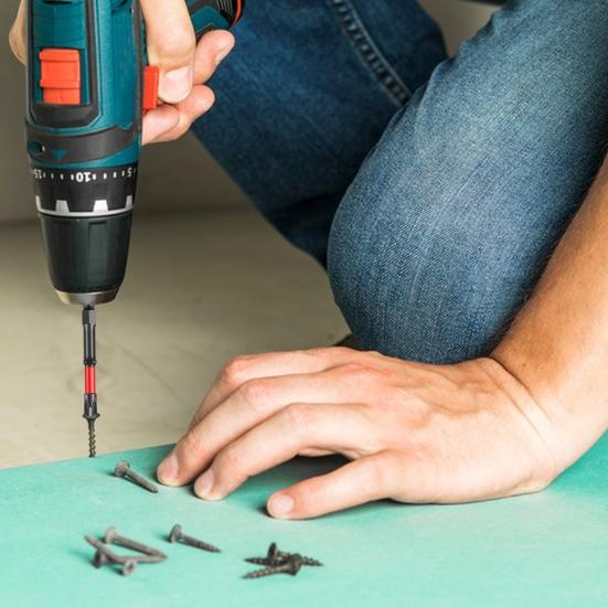 Impact Screwdriver Bit Set Rustproof Corrosion Resistant Magnetic Slotted Heads 1/4 Inch Hex Shank Cross Slot Screw Driver Drill Bits