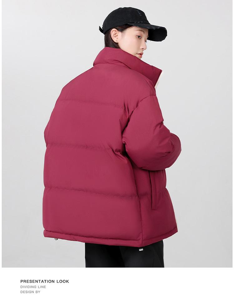 Double-Sided Men's Winter Cotton Padded Jacket - Warm, Loose Fit, Trendy Youth Style for Autumn and Winter