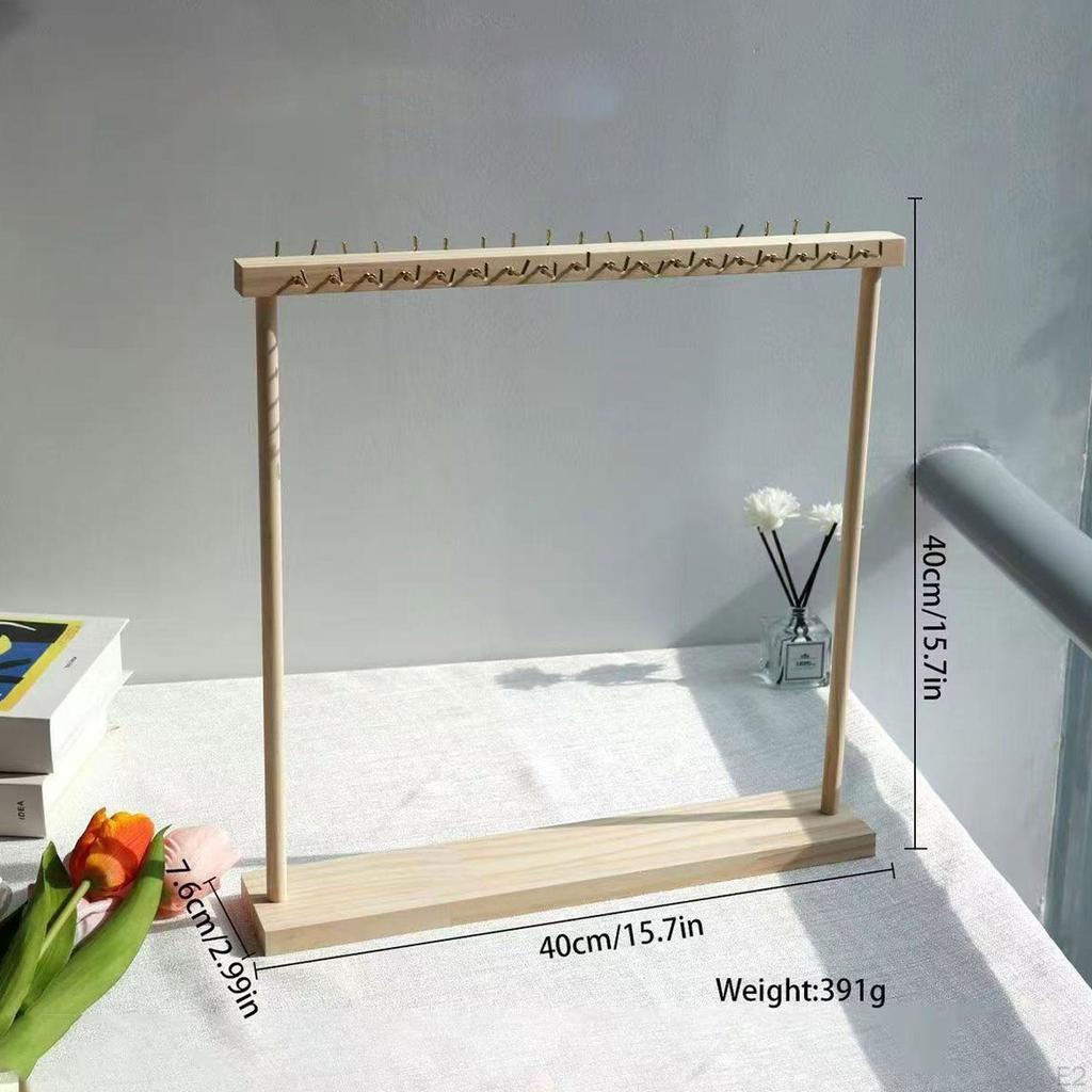 DIY Wooden Jewelry Stand – Ideal for Necklaces, Bracelets, And More. Also Suitable Storing