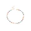 New Accessories, Bohemian Color Vintage Devil's Eye Necklace Bracelet Ankle Set