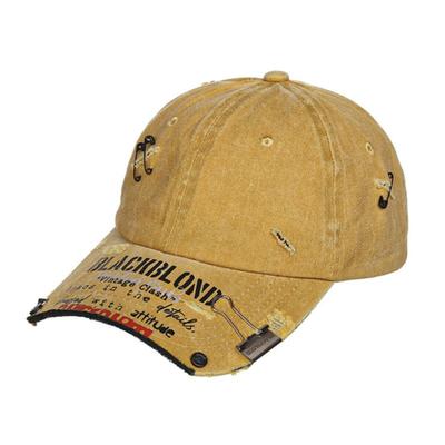 BLACKBLOND BBD Ripped Custom Vintage Clash Pigment Cap (Mustard)