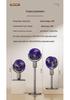 Adjustable Height USB Floor Fan with Oscillation and Large Airflow for Desktop or Office