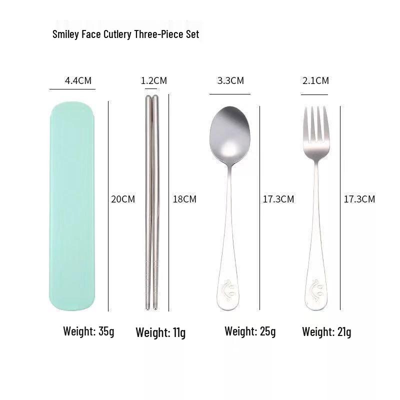 304 Stainless Steel Cutlery Set: Custom Logo Chopsticks, Spoon & Fork for Events