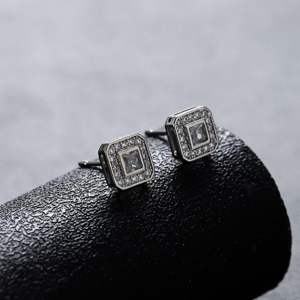 Stud Earrings Men's Trendy Ear Buckles Personalized Versatile Earrings Women's High-end Jewelry Accessories Earrings