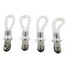 Towel Clips 13*2.5*1cm 4pcs Stainless Steel Brand New