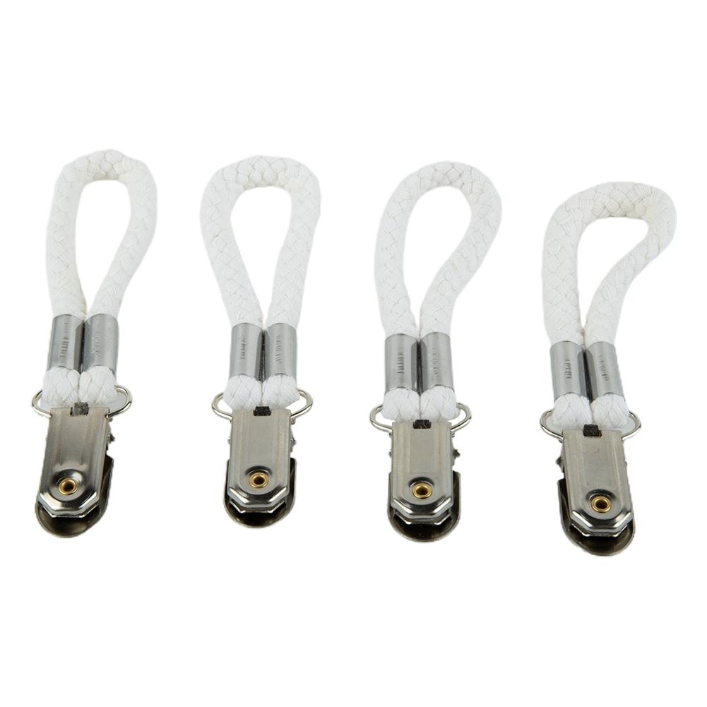 Towel Clips 13*2.5*1cm 4pcs Stainless Steel Brand New