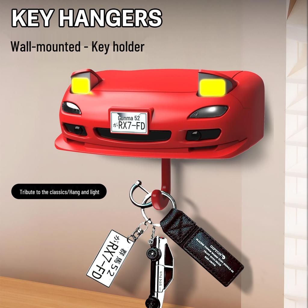 Wandmontierter RX-7 Autoscheinwerfer Schlüsselhalter & Dekoration