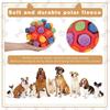 Interactive Dog Puzzle Toy, Sniffing Ball for Hiding Treats, Mental Stimulation Chew Toy for Anxiety Relief, Slow Feeder Rubber