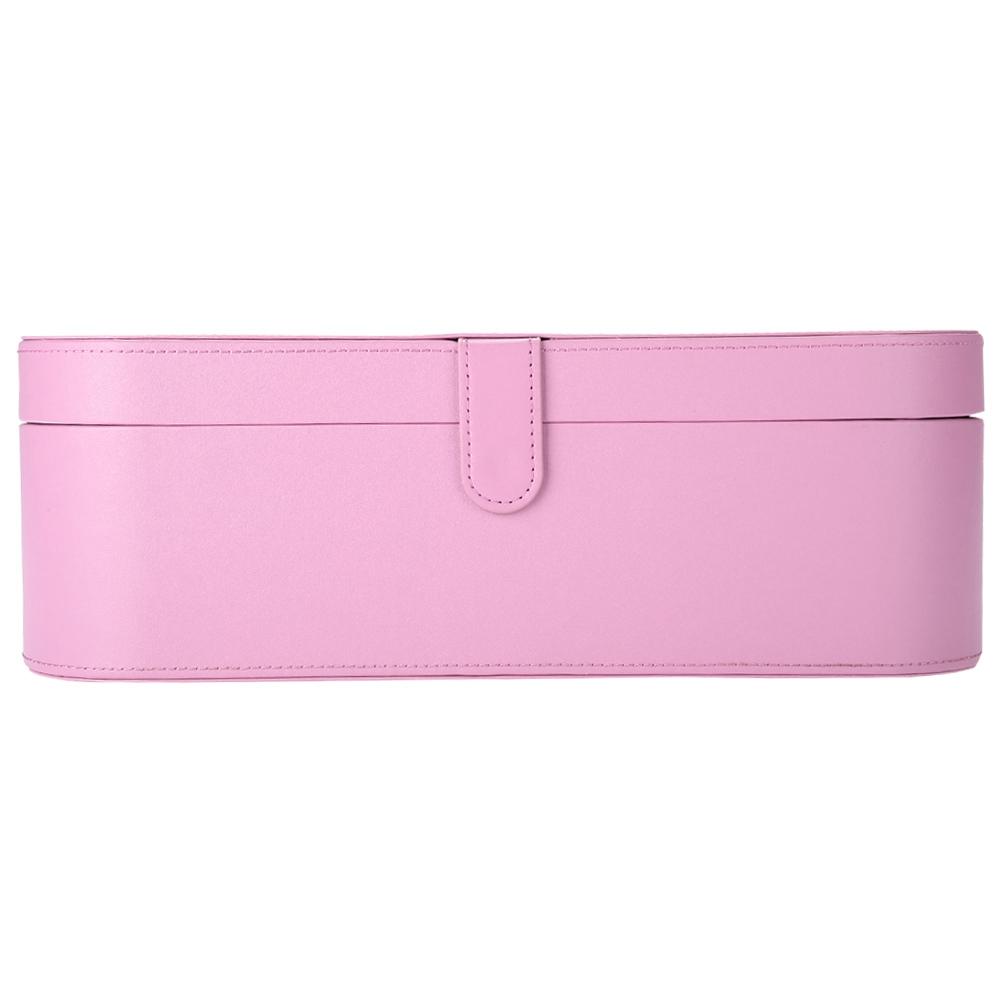 Aufbewahrungsbox für Haartrockner, feuchtigkeitsbeständig, stoßfest, Reisetasche für Dyson Haartrockner, Rosa