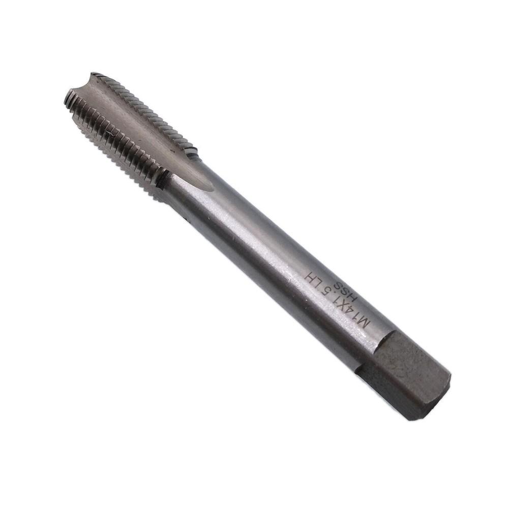 HSS 14 mm x 1,5 metrický závitník levý závit M14 x 1,5 mm rozteč