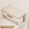 Clothes Storage Box With Dividers Foldable For Bedroom And Closet
