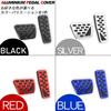 LEXLEYS Aluminum Brake and Accelerator Pedal Covers for Jeep Wrangler Unlimited and No Tools Rubber Custom Parts (JL, JLU) Gladiator, Required,