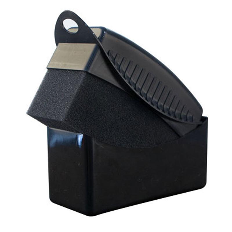 SEAMETAL Car Wheel Polishing Waxing Sponge Brush With Cover ABS Washing Cleaning Tire Contour Dressing Applicator Pads