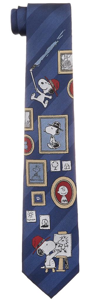 Snoopy Necktie PN912818 Blue SNOOPY Business Brand Necktie Gift [Peanuts]