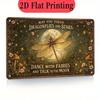 Vintage Metal Wall Plaque Dragonfly & Stars, 8x12in, Rustic Farmhouse Decor for Indoor/Outdoor Use