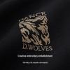 Dancing with Wolves Men's 7A Antibacterial Antistatic Embroidered Sweatshirt