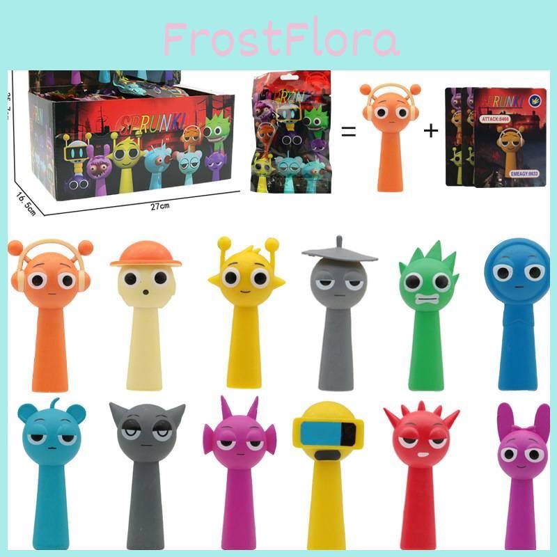 Adorable Rhythm Box Blind Box Toy Set With Pvc Figures And Collectible Cards