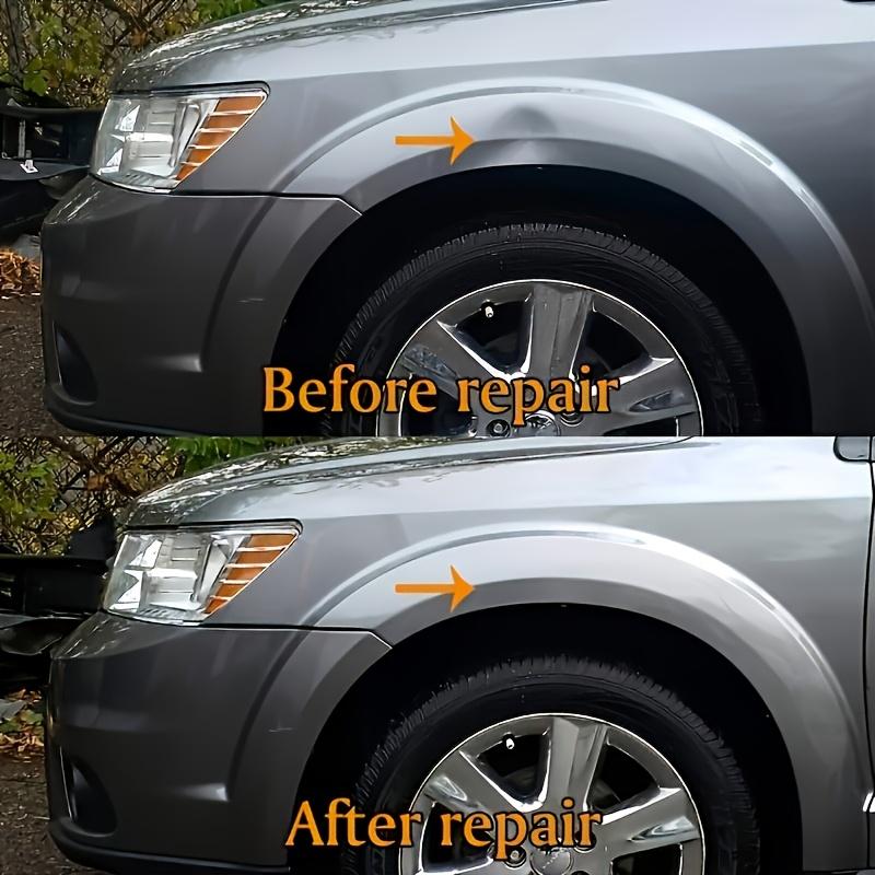 Paintless Dent Repair Kit - Professional Body Dent Puller with 18 Tabs, Mats (Minor Dent Removal Tool for Doors/Hoods | Non-Paint Damage Fix)