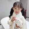 Thick Cold-Proof Collar Plush Children's Scarf All-match Scarves Wraps  Autumn and Winter