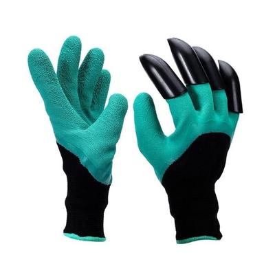 Gardening Gloves with ABS Plastic Claws for Digging - 708004 - Green - Adult - Unisex