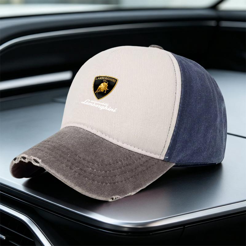 Car Headrest for Lamborghini Baseball Caps Four Seasons Adjustable Sun Hat Outdoor Sport Fishing Hiking Adult Print Casual HH68