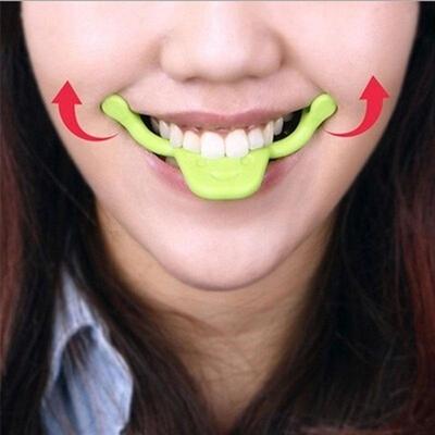 New Smile Trainer Silicone Smile Brace Face Line Muscles Stretching Lifting Training Mouth Smile Mak