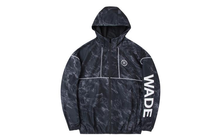 Li Ning Jacket Men s Standard Black Print AFDQ399-1 XS