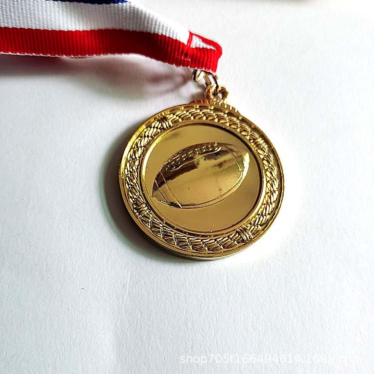 

Customized Small 3D Rugby Competition Medals: Gold, Silver, Bronze for Individual Team Sports Meet золотой